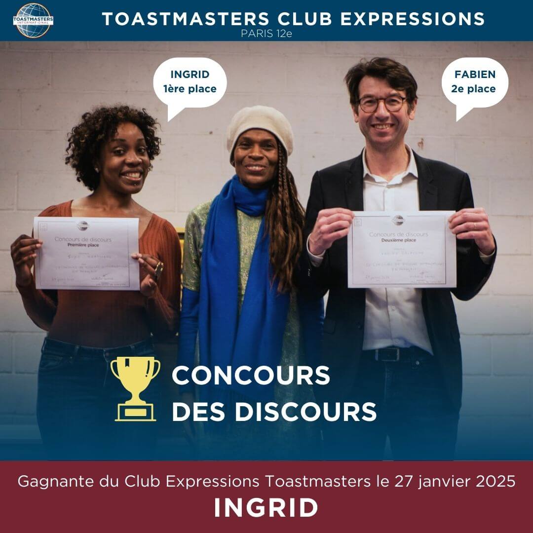 Concours Discours Toastmasters Expressions